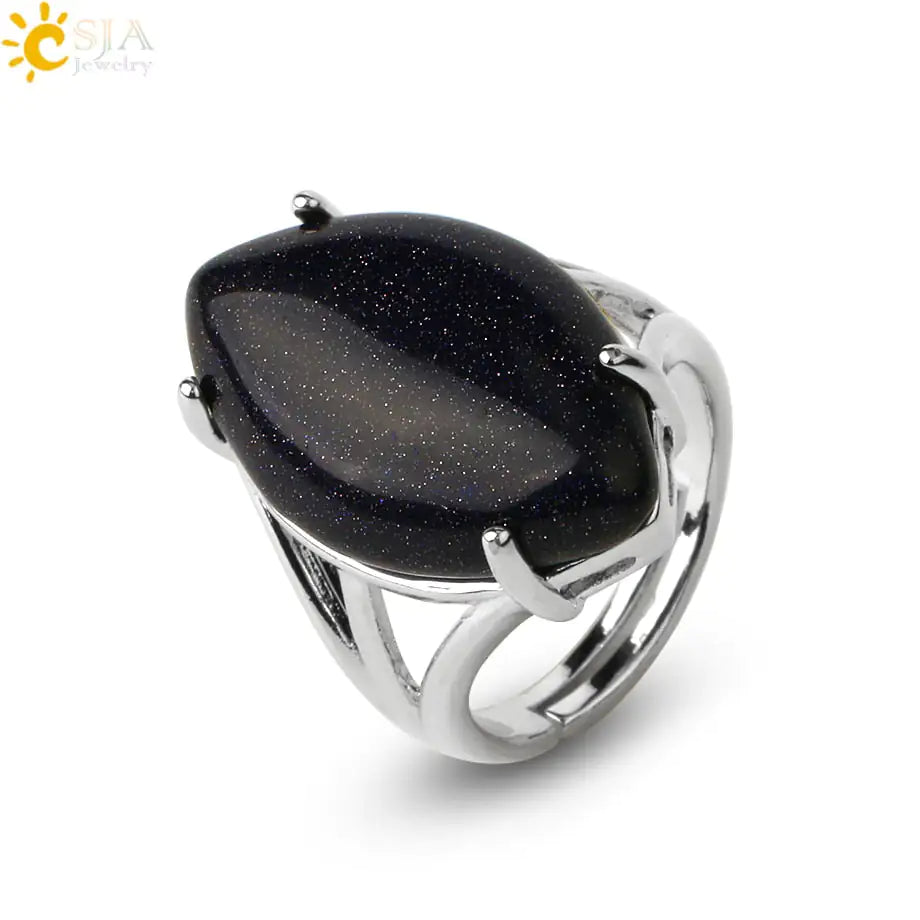 Natural Crystal Rings - High Trend Coture