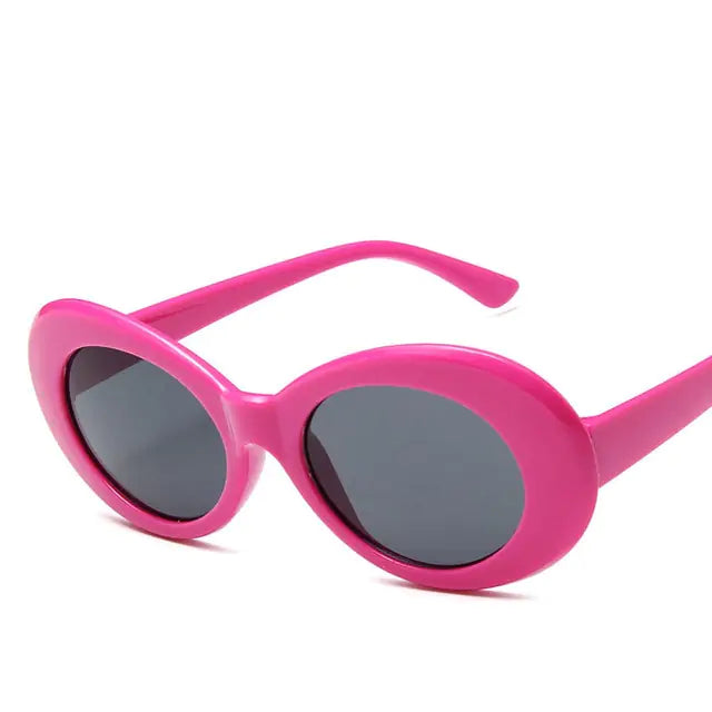 Kurt Cobain Retro Oval Sunglasses - High Trend Coture