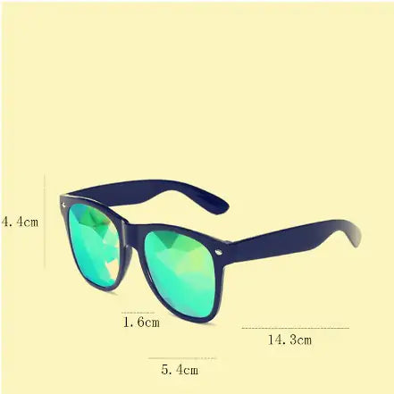 Kaleidoscope Sunglasses: Colorful Party Eyewear - High Trend Coture