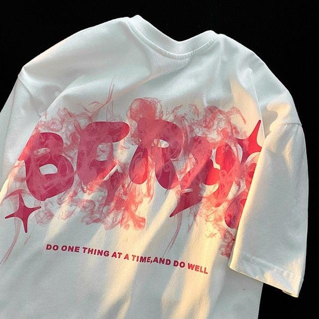 Camiseta con Estampado Difuminado - High Trend Coture