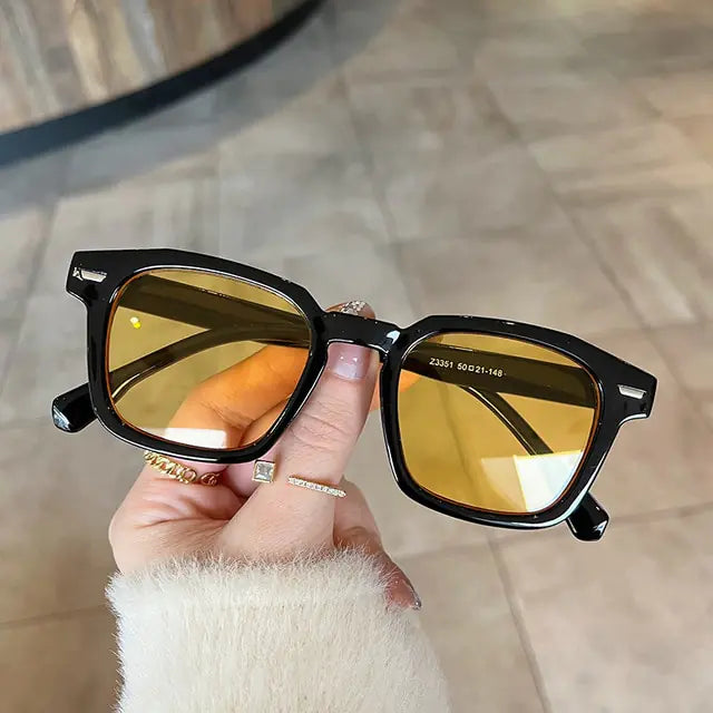 Clear Lens Square UV400 Sunglasses - High Trend Coture