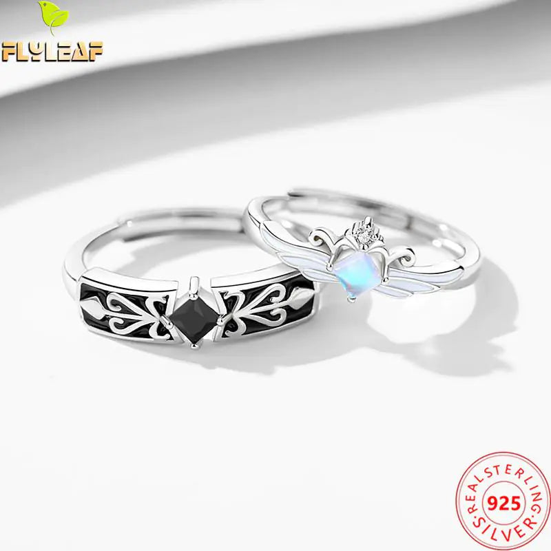 Knight Guardian Princess Crown Couple Rings - High Trend Coture