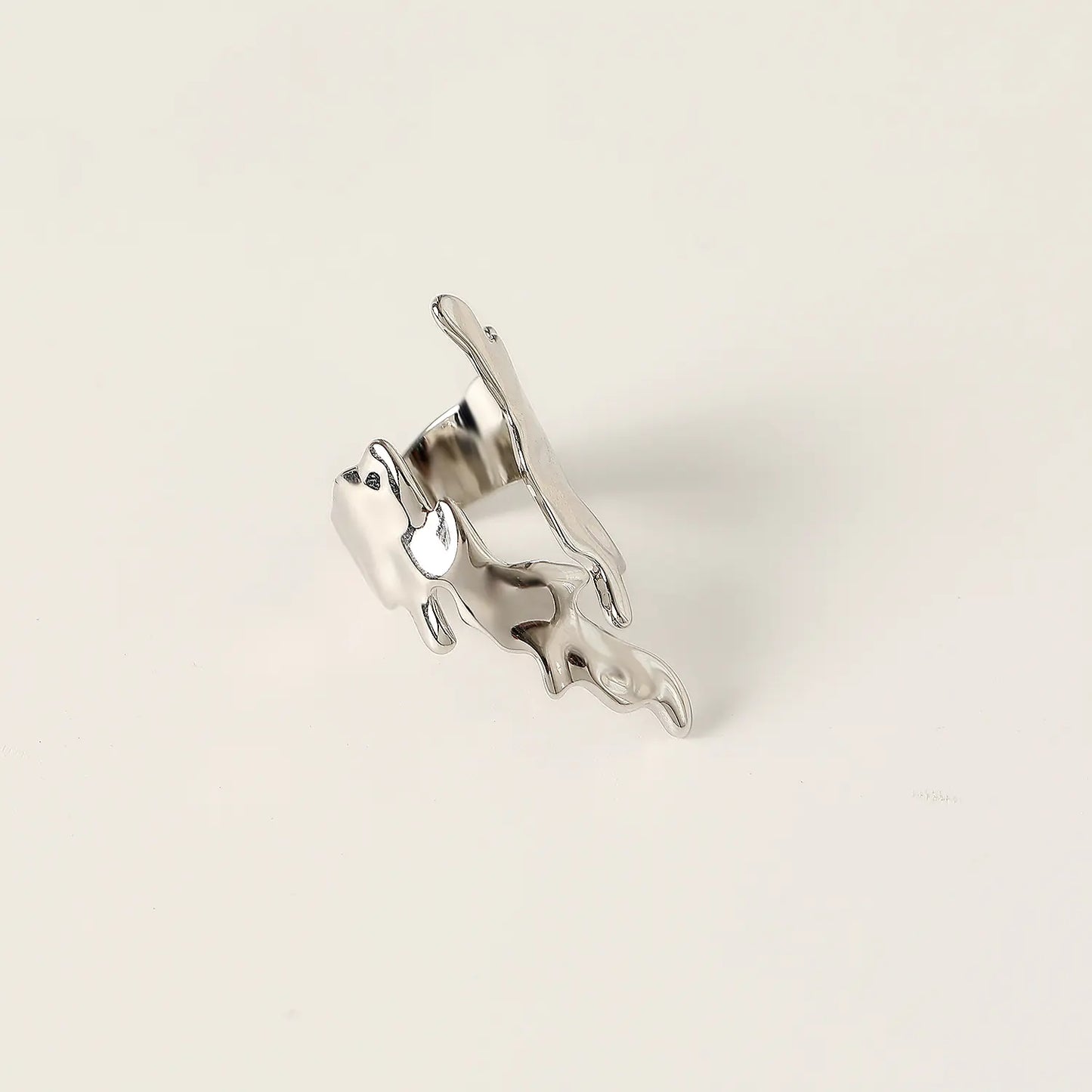 Flame Motif Plated Rings - High Trend Coture