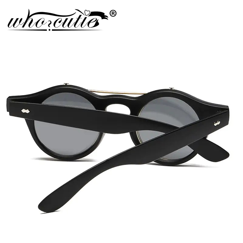Round Flip Up Sunglasses - High Trend Coture