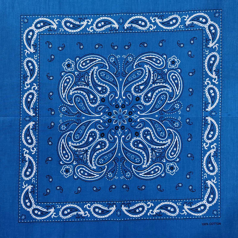 Bandana Cuadrada Algodón Tie Dye Paisley