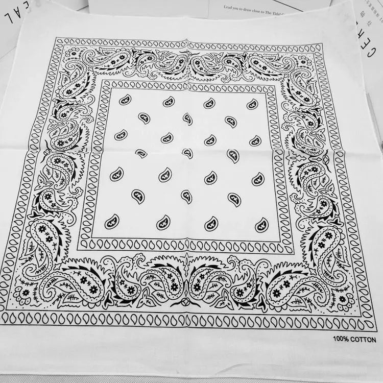 Bandana Cuadrada Algodón Tie Dye Paisley