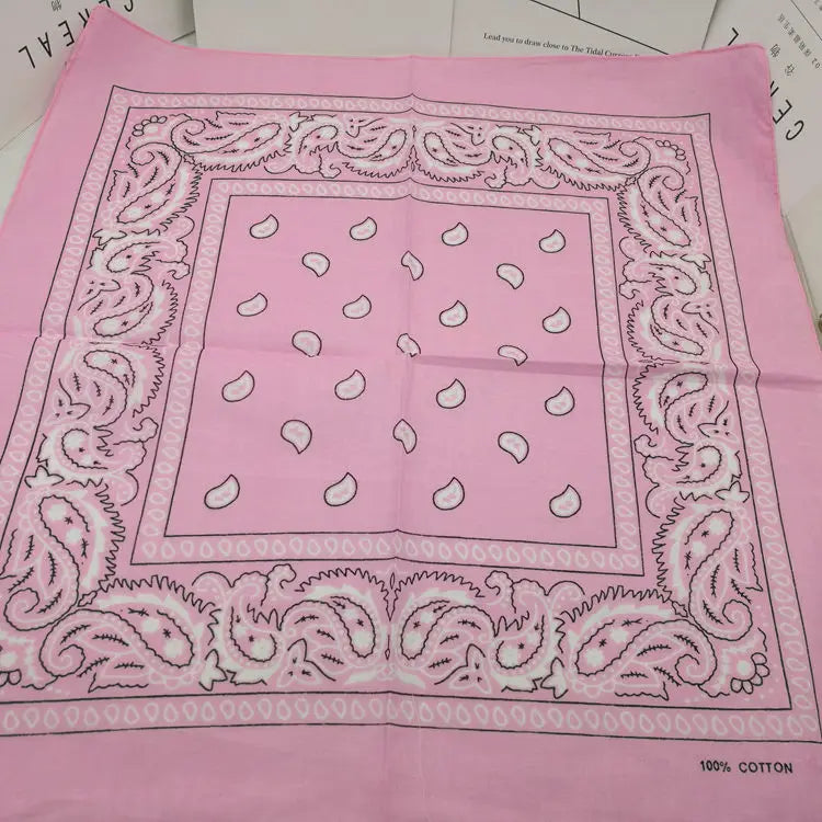 Bandana Cuadrada Algodón Tie Dye Paisley