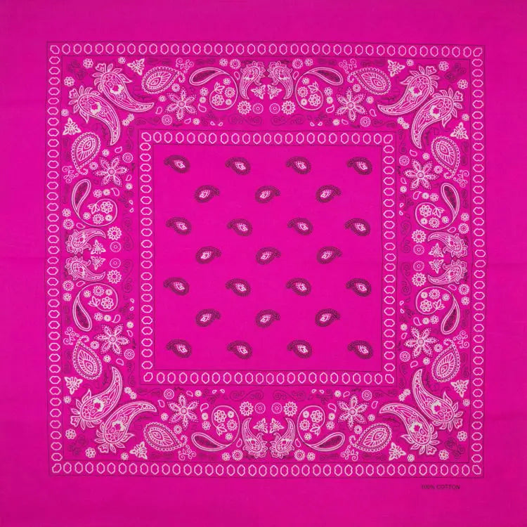 Bandana Cuadrada Algodón Tie Dye Paisley