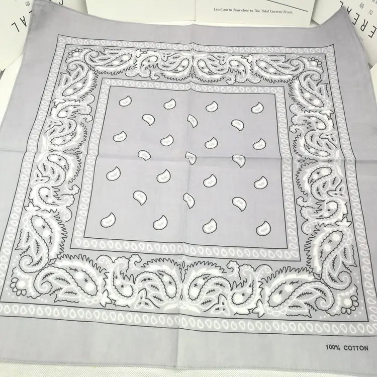 Bandana Cuadrada Algodón Tie Dye Paisley