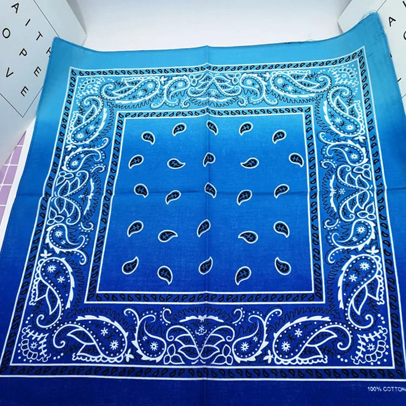 Bandana Cuadrada Algodón Tie Dye Paisley