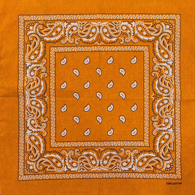 Bandana Cuadrada Algodón Tie Dye Paisley