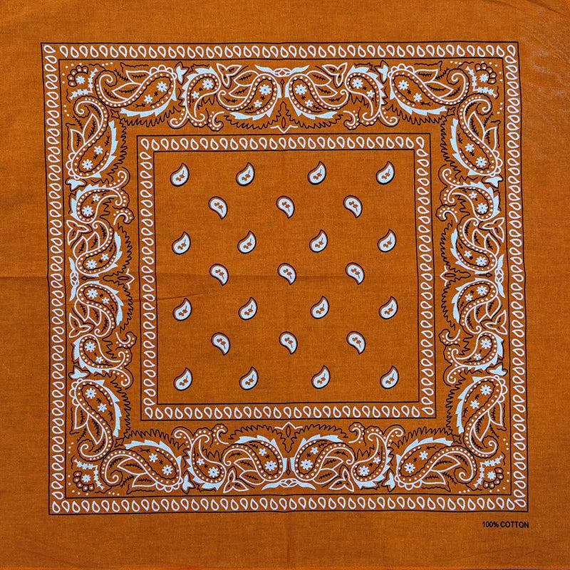 Bandana Cuadrada Algodón Tie Dye Paisley