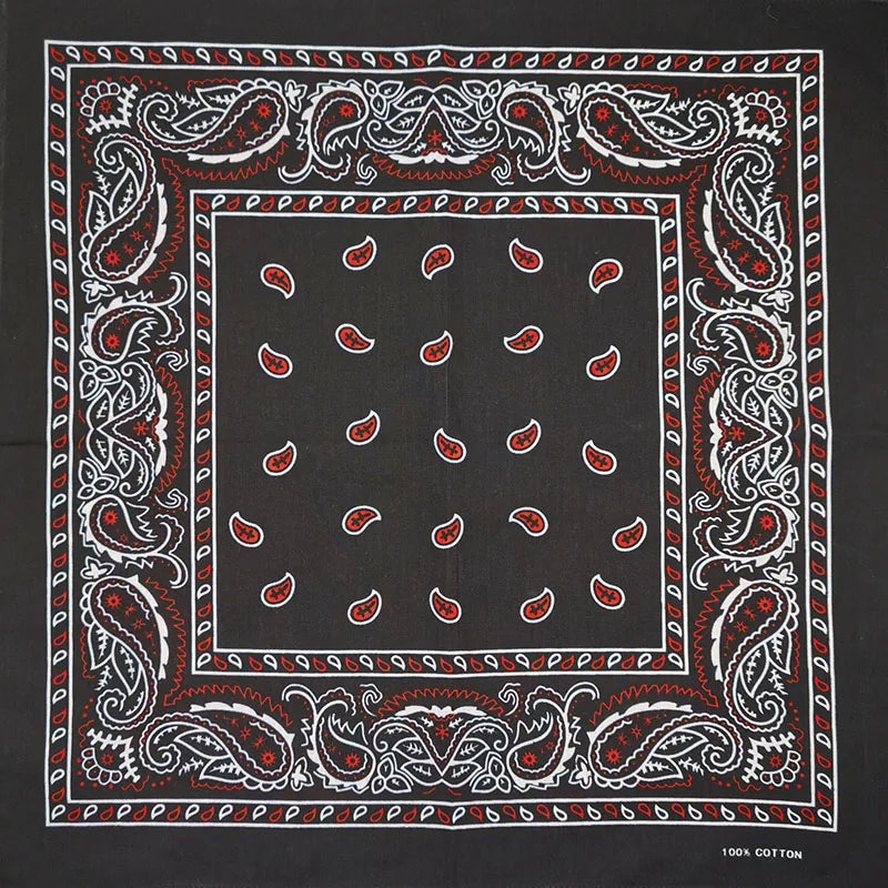 Bandana Cuadrada Algodón Tie Dye Paisley