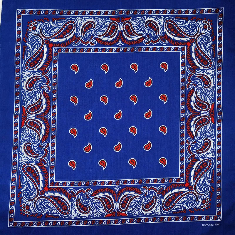 Bandana Cuadrada Algodón Tie Dye Paisley