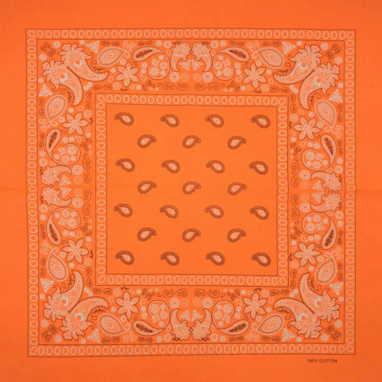Bandana Cuadrada Algodón Tie Dye Paisley