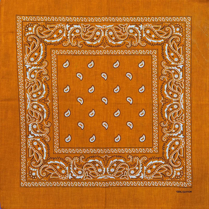 Bandana Cuadrada Algodón Tie Dye Paisley