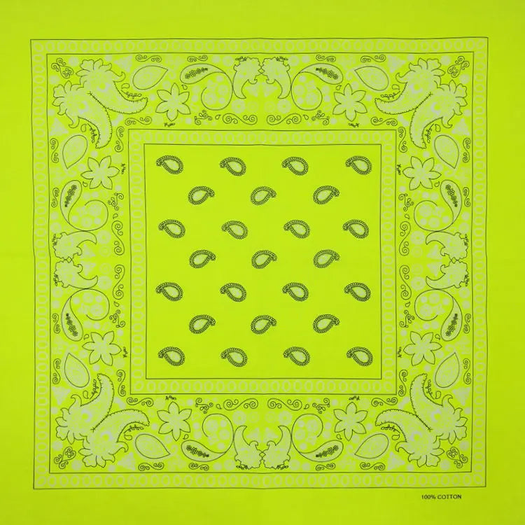 Bandana Cuadrada Algodón Tie Dye Paisley