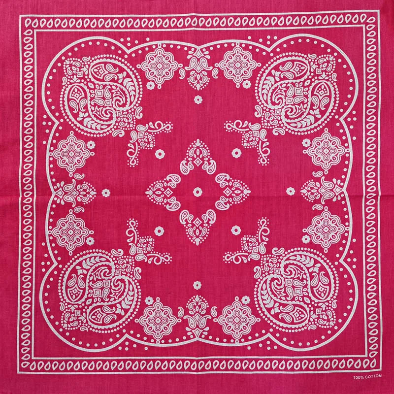 Bandana Cuadrada Algodón Tie Dye Paisley