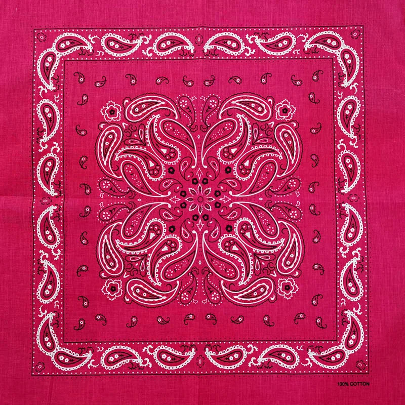 Bandana Cuadrada Algodón Tie Dye Paisley