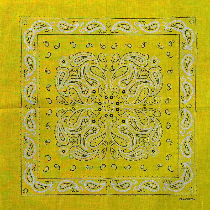 Bandana Cuadrada Algodón Tie Dye Paisley