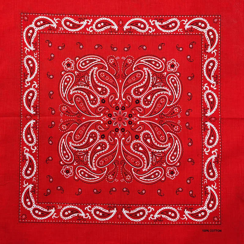 Bandana Cuadrada Algodón Tie Dye Paisley
