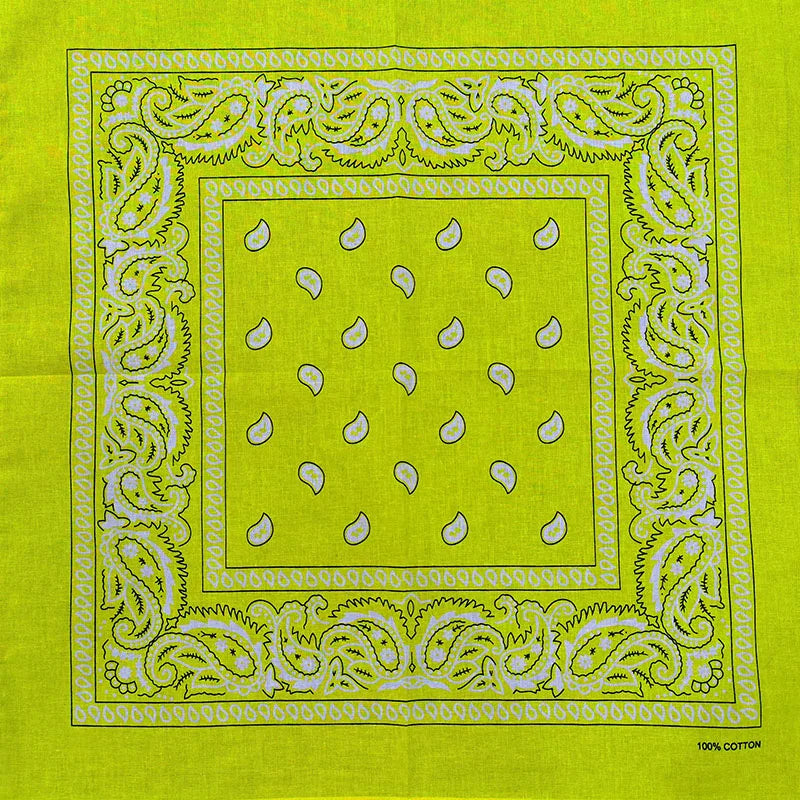 Bandana Cuadrada Algodón Tie Dye Paisley