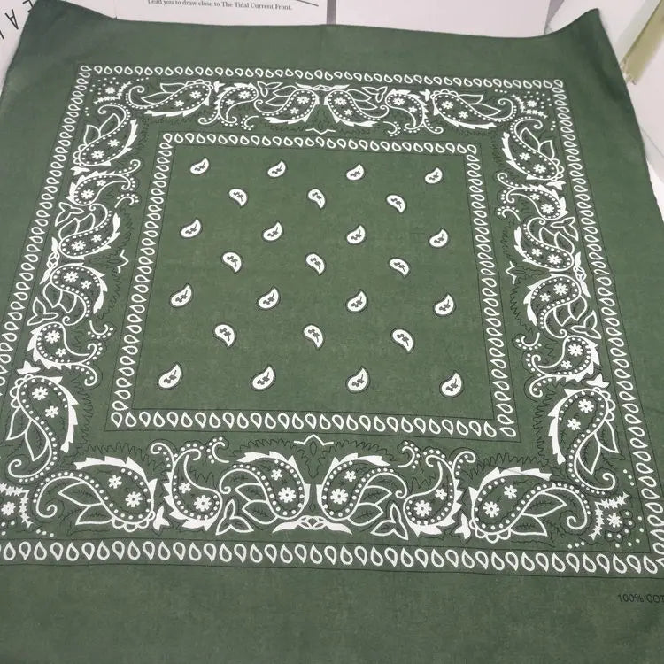 Bandana Cuadrada Algodón Tie Dye Paisley