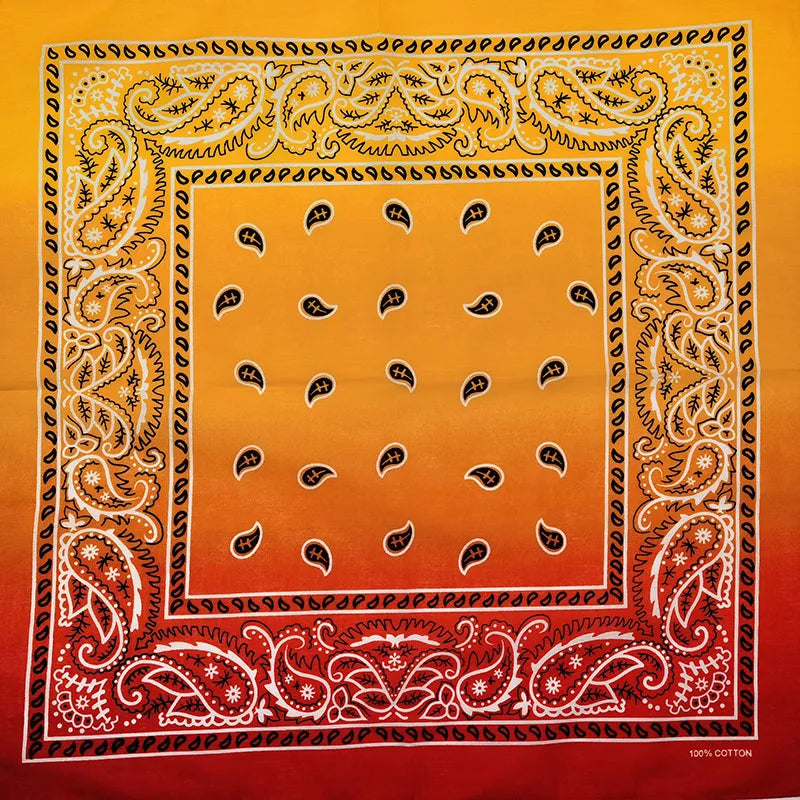 Bandana Cuadrada Algodón Tie Dye Paisley
