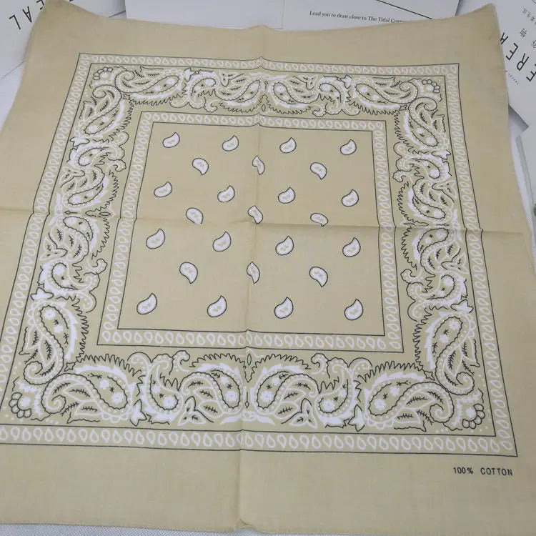 Bandana Cuadrada Algodón Tie Dye Paisley