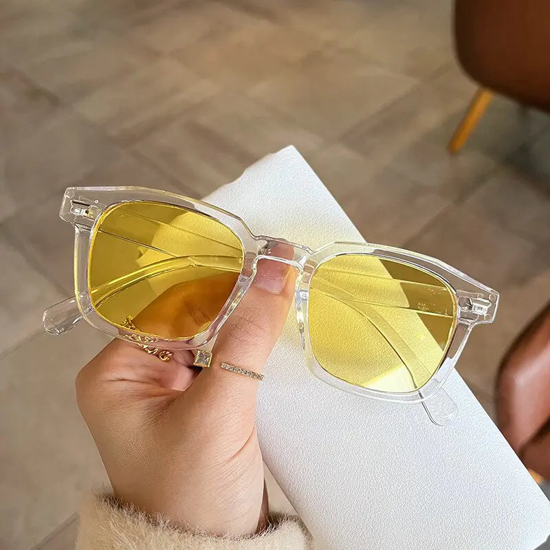 Clear Lens Square UV400 Sunglasses - High Trend Coture