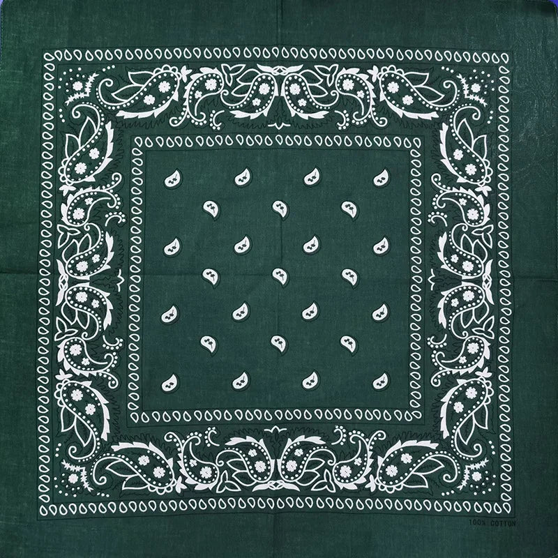 Bandana Cuadrada Algodón Tie Dye Paisley