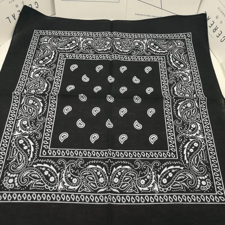 Bandana Cuadrada Algodón Tie Dye Paisley