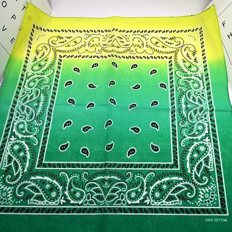 Bandana Cuadrada Algodón Tie Dye Paisley