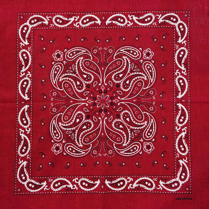 Bandana Cuadrada Algodón Tie Dye Paisley