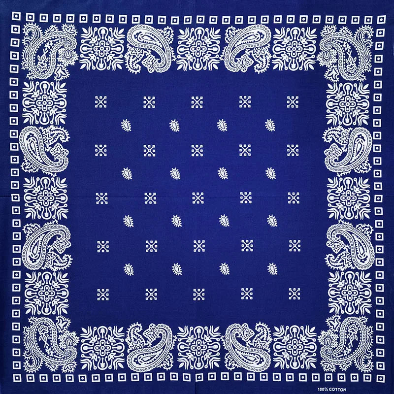 Bandana Cuadrada Algodón Tie Dye Paisley