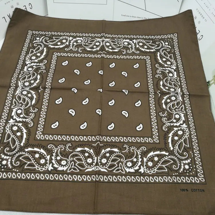 Bandana Cuadrada Algodón Tie Dye Paisley