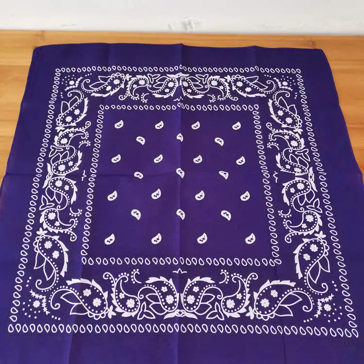 Bandana Cuadrada Algodón Tie Dye Paisley