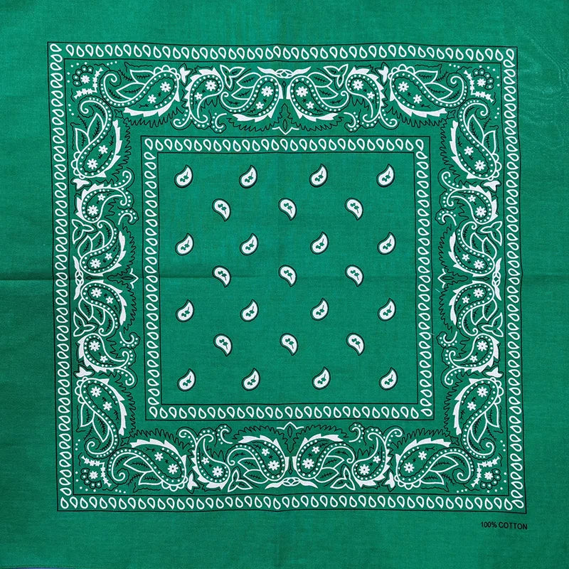Bandana Cuadrada Algodón Tie Dye Paisley