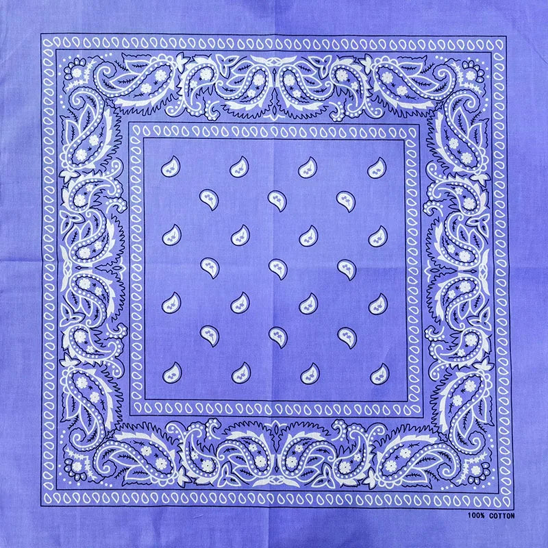 Bandana Cuadrada Algodón Tie Dye Paisley