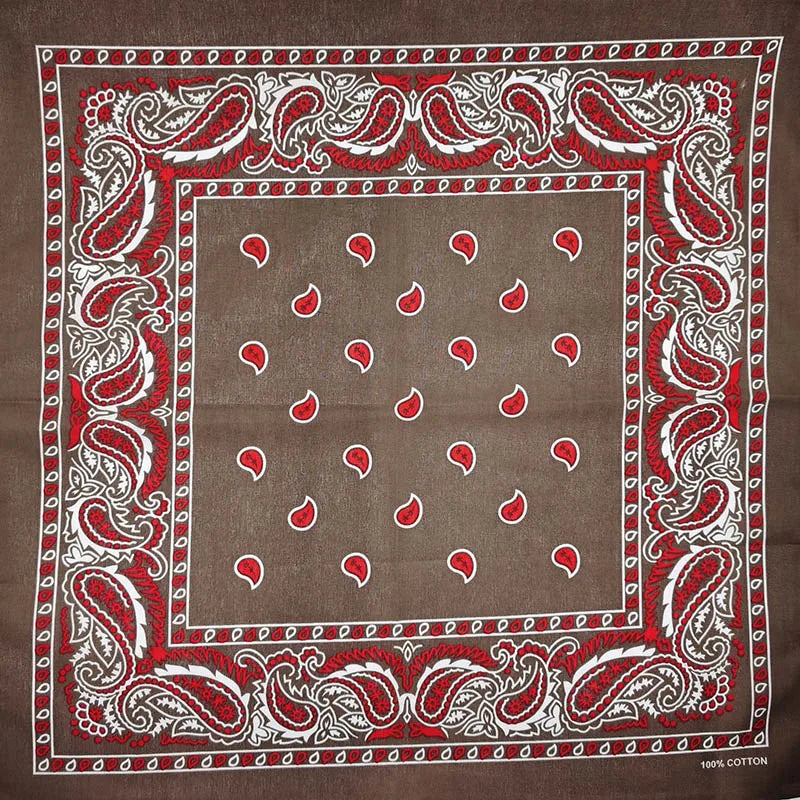 Bandana Cuadrada Algodón Tie Dye Paisley