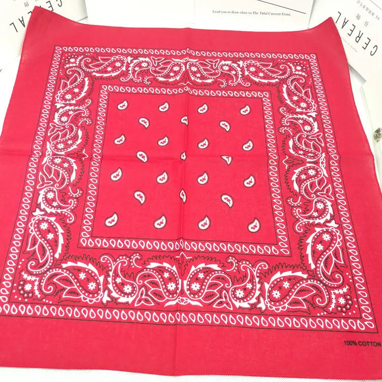 Bandana Cuadrada Algodón Tie Dye Paisley