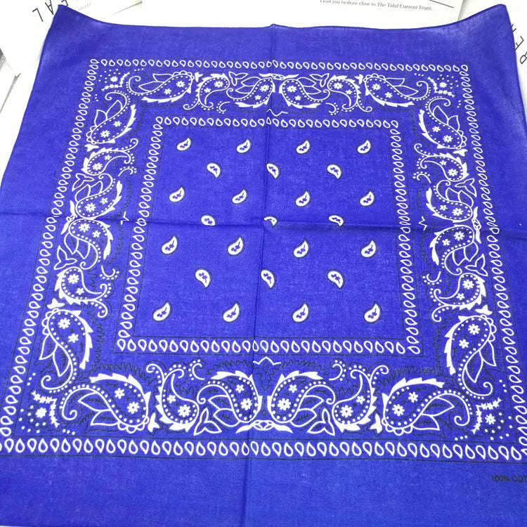 Bandana Cuadrada Algodón Tie Dye Paisley