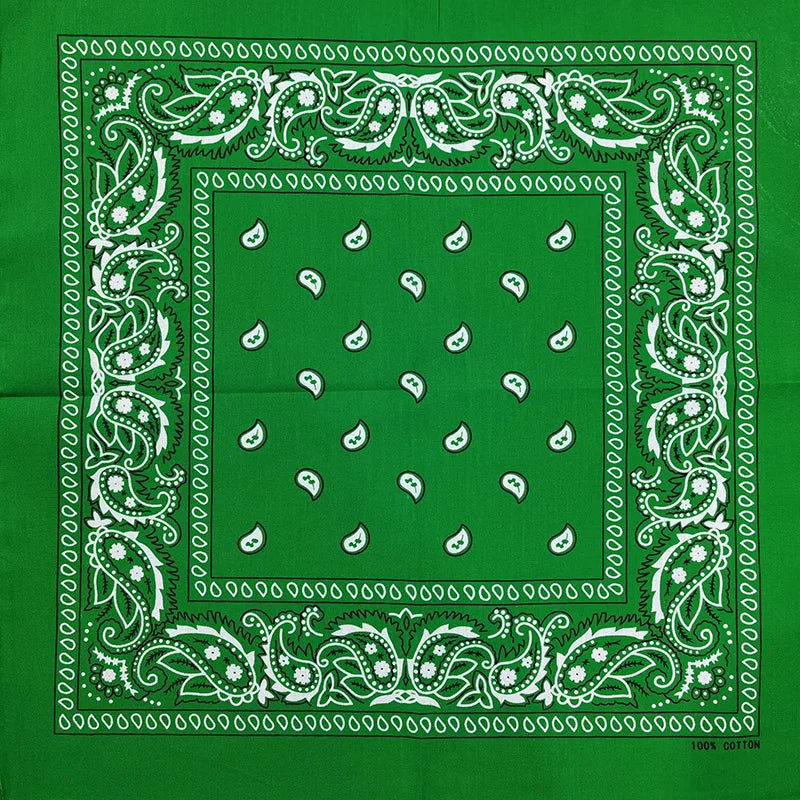 Bandana Cuadrada Algodón Tie Dye Paisley