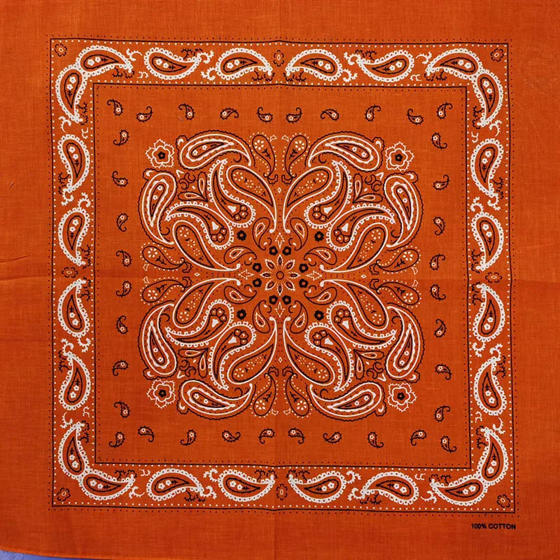 Bandana Cuadrada Algodón Tie Dye Paisley