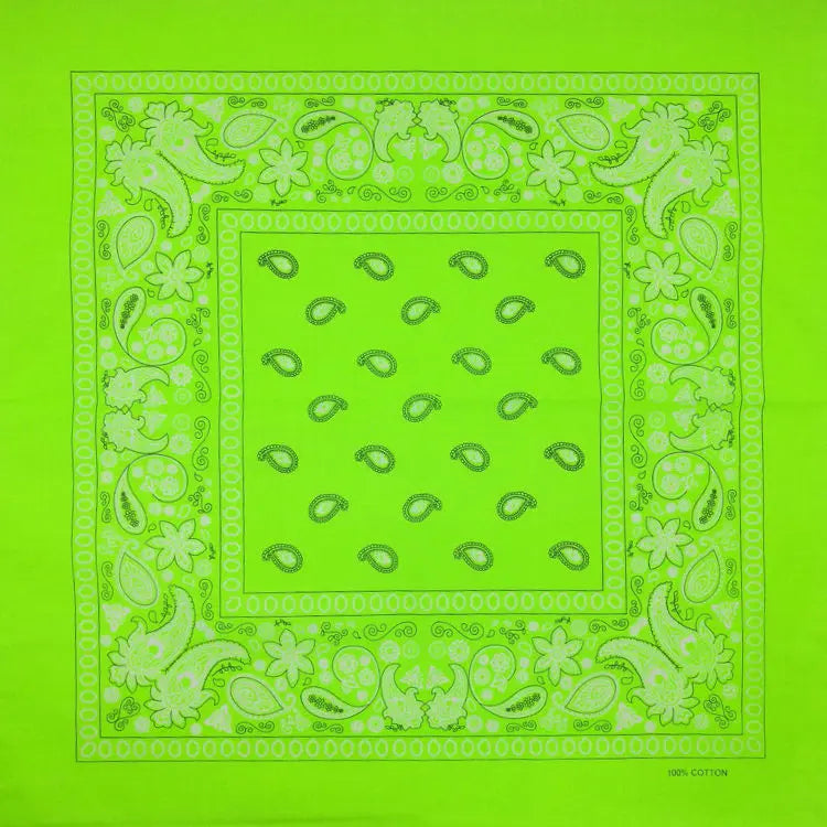 Bandana Cuadrada Algodón Tie Dye Paisley