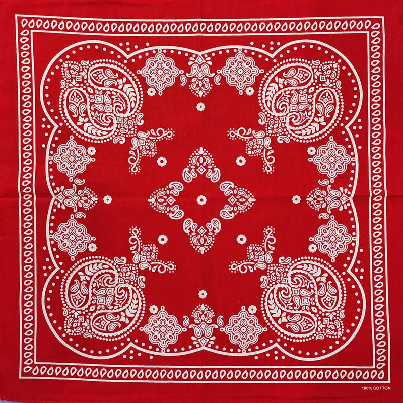 Bandana Cuadrada Algodón Tie Dye Paisley