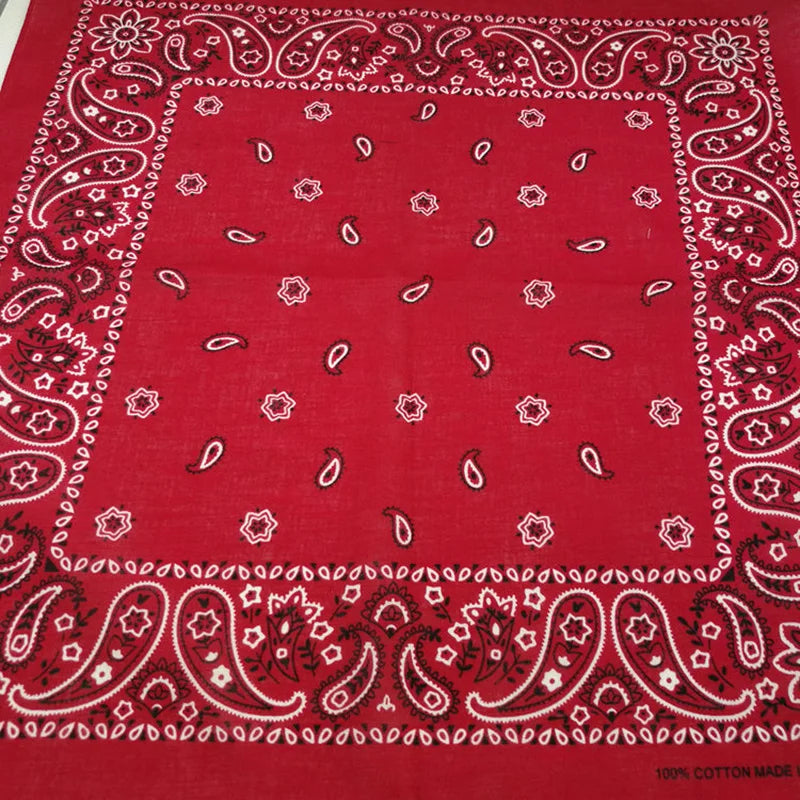 Bandana Cuadrada Algodón Tie Dye Paisley
