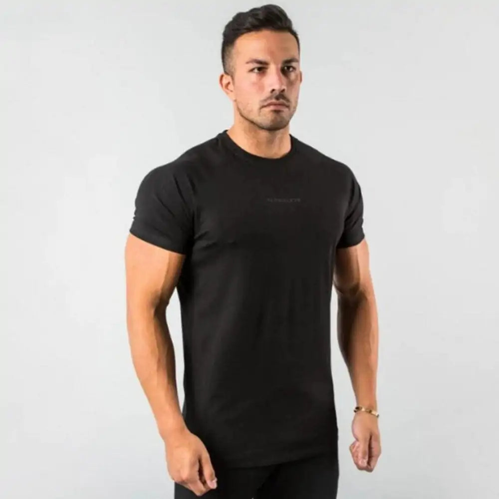 Camiseta Ajustada Hombre Gym y Fitness - High Trend Coture