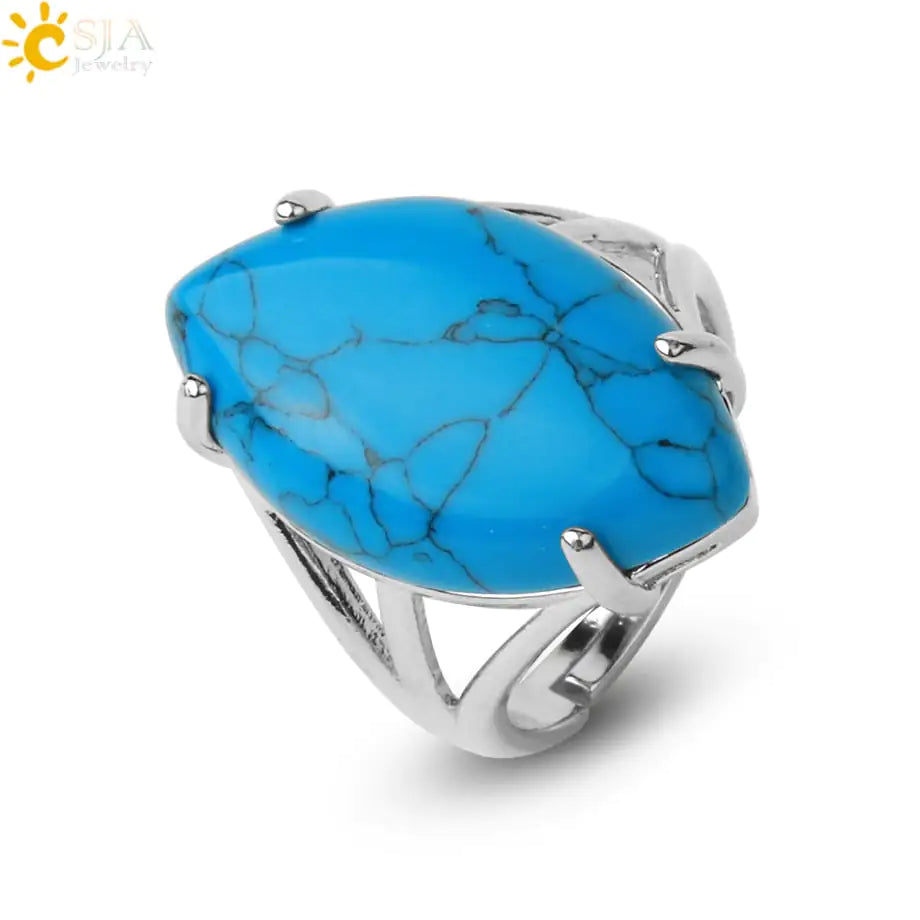 Natural Crystal Rings - High Trend Coture