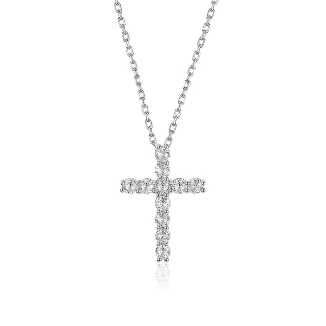 Moissanite Cross Pendants For Women - High Trend Coture